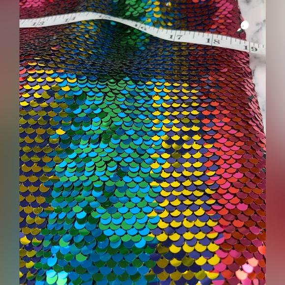 Miuco Women Lined Rainbow Sequence Hobo  Bag High Quality - Picture 4 of 12